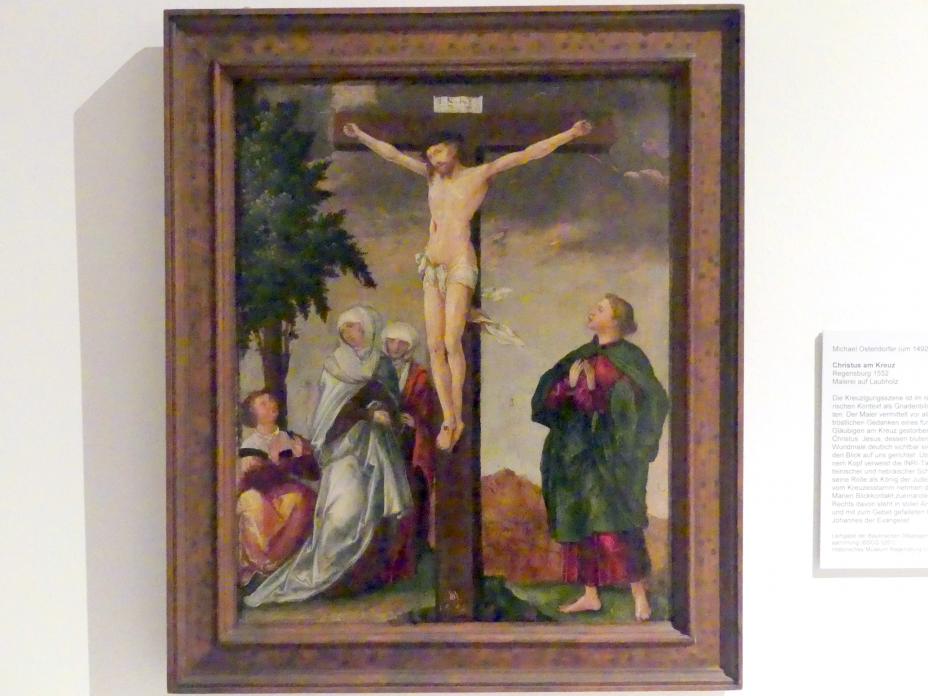 Michael Ostendorfer (1520 - 1552): Christus am Kreuz, 1552