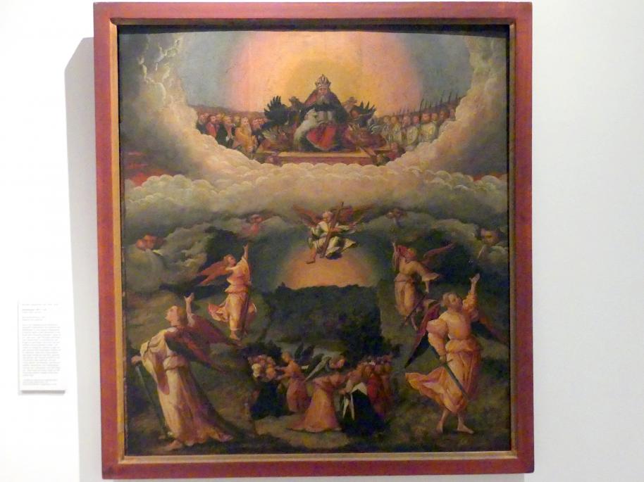Michael Ostendorfer (1520–1552), Apokalypse, Off 7, 1-24, Regensburg, Historisches Museum, 1543, Bild 1/2