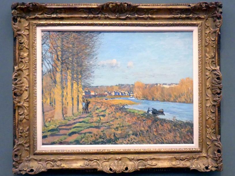 Alfred Sisley (1872–1896): Wintermorgen, 1874