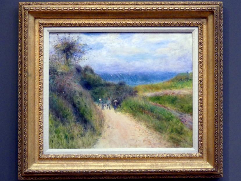 Auguste Renoir (Pierre-Auguste Renoir) (1866–1916): Straße nach Berneval, um 1880