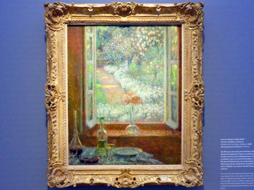 Henri Le Sidaner (1895–1928), Fenster mit Nelken, Gerberoy, Potsdam, Museum Barberini, Saal B8, 1908