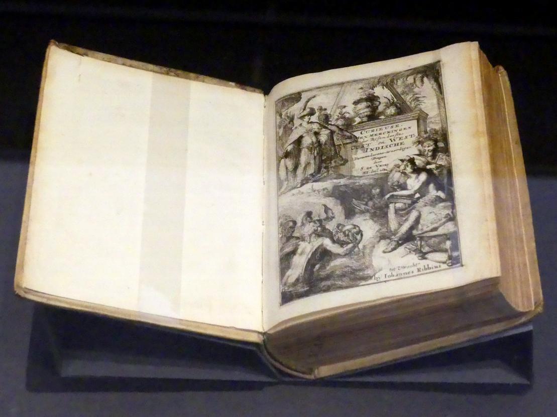 Jacob van Meurs (1663–1682), Titelblatt, Potsdam, Museum Barberini, Ausstellung "Rembrandts Orient" vom 13.03.-27.06.2021, Saal A4, 1682