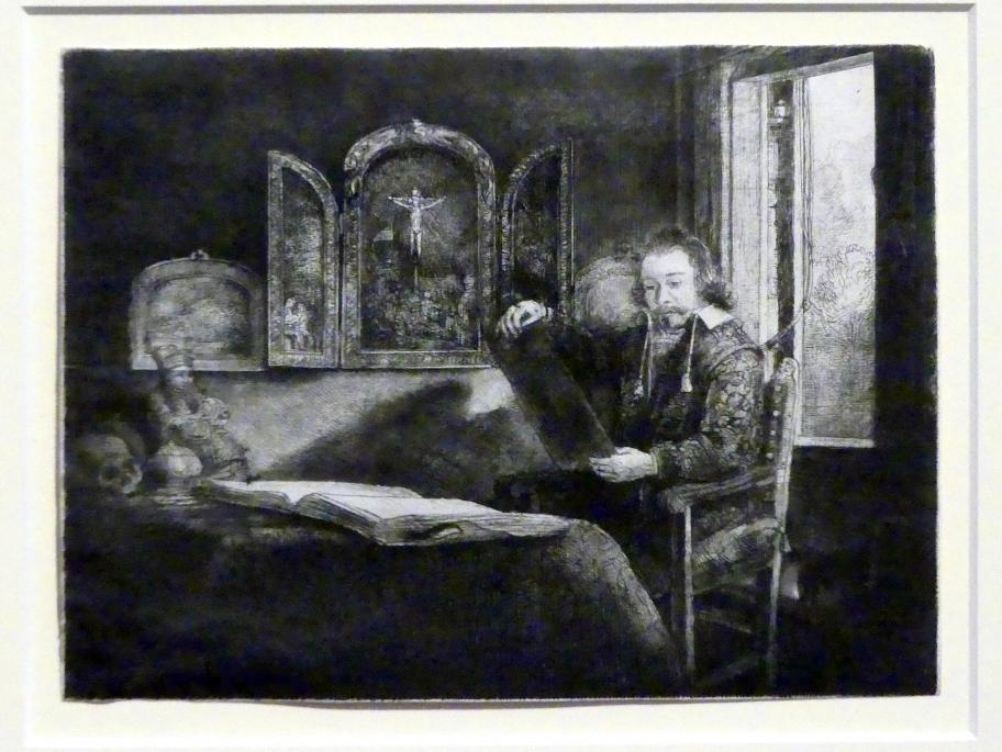 Rembrandt (Rembrandt Harmenszoon van Rijn) (1627–1669), Abraham Francen, Potsdam, Museum Barberini, Ausstellung "Rembrandts Orient" vom 13.03.-27.06.2021, Saal A4, um 1657, Bild 2/3