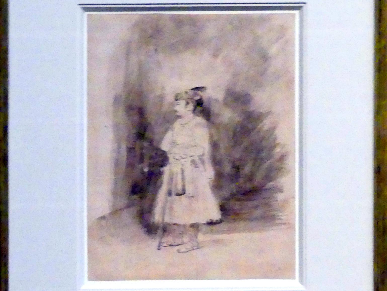 Rembrandt (Rembrandt Harmenszoon van Rijn) (1627–1669), Mogul-Print (Shah Shuja?), Potsdam, Museum Barberini, Ausstellung "Rembrandts Orient" vom 13.03.-27.06.2021, Saal A5, um 1656–1661, Bild 2/3