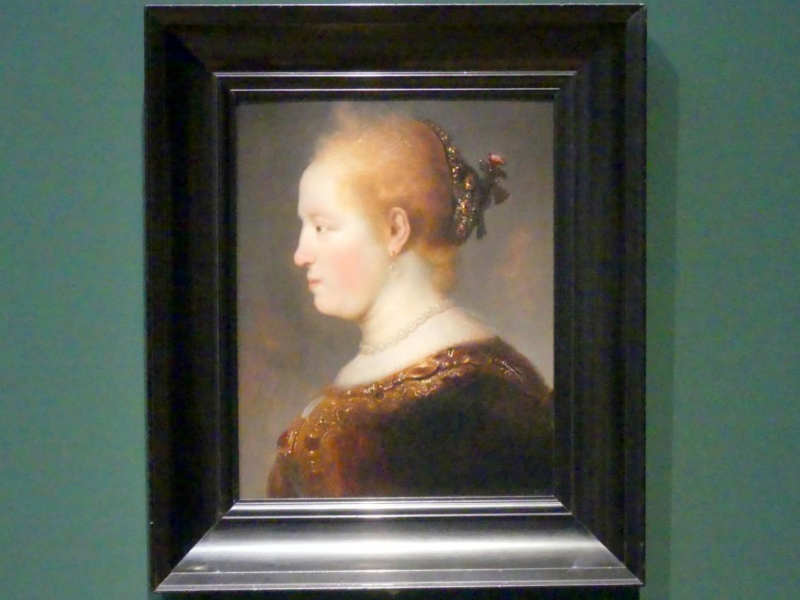 Isaac de Jouderville (1632): Bildnis einer jungen Frau im Profil, um 1632