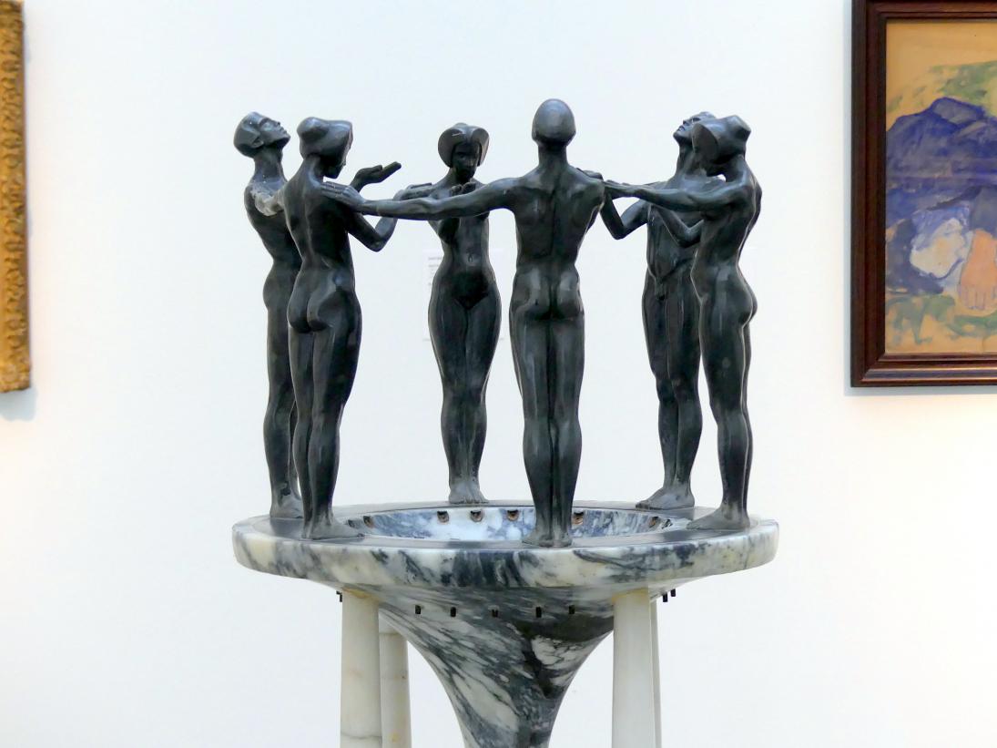 Richard Luksch (1900–1925), Zimmerbrunnen aus der Eingangshalle der "Hatschek-Villa" Linz, Linz, Lentos Kunstmuseum Linz, Saal 2 - Wien um 1900, 1902–1903, Bild 2/3