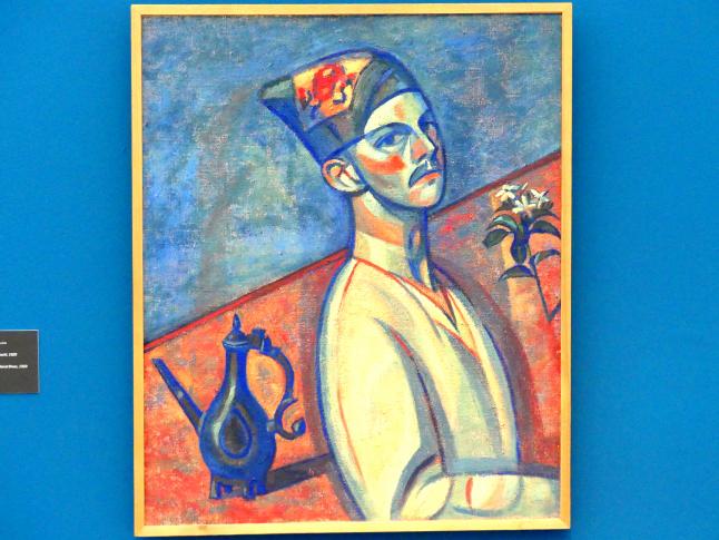 Alfred Wickenburg: Selbstbildnis in persischer Tracht, 1920