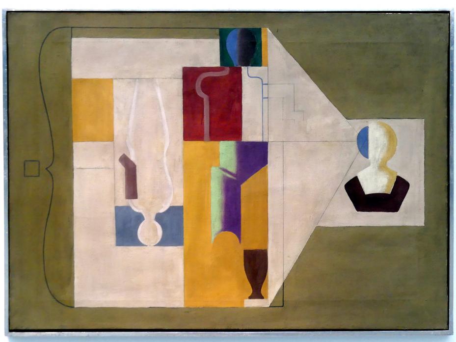 Willi Baumeister (1913–1955), Darstellung des Apoll, Linz, Lentos Kunstmuseum Linz, Saal 3 - Wege zur Abstraktion, 1921