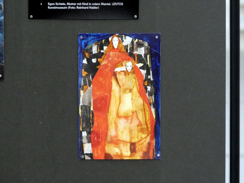 Egon Schiele (1908–1918), Bildnis Trude Engel, Linz, Lentos Kunstmuseum Linz, Saal 3 - Wege zur Abstraktion, um 1913, Bild 11/12