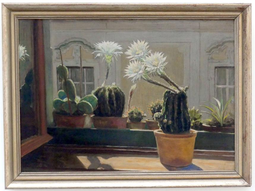 Karl Hayd (1937): Kakteen am Fenster, um 1937