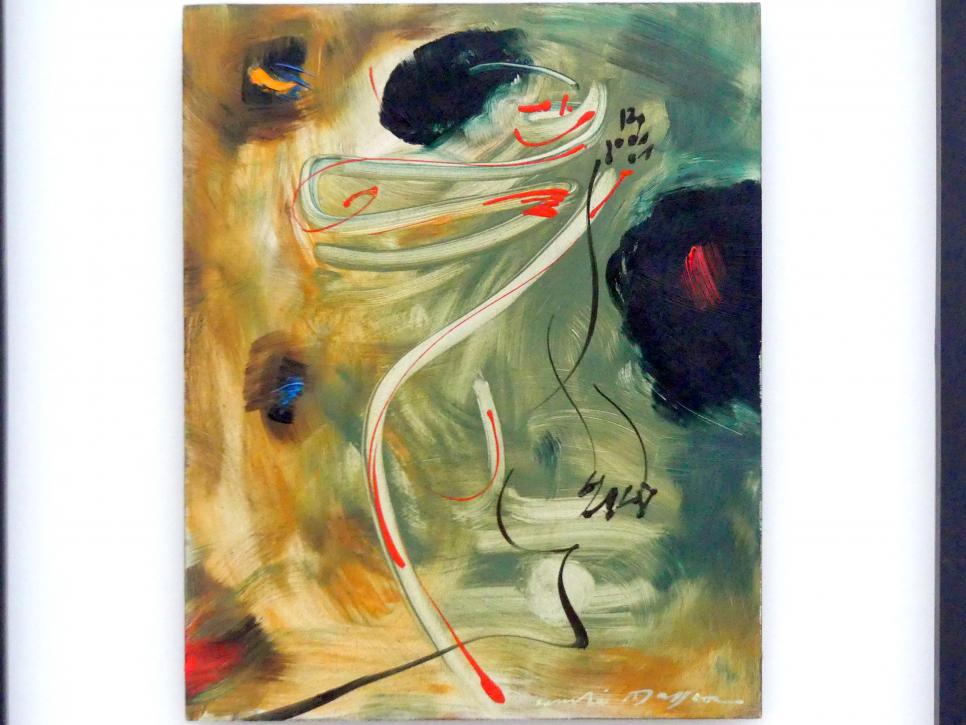 André Masson (1925–1968), Ohne Titel, Linz, Lentos Kunstmuseum Linz, Saal 7 - Nachkriegsjahre, 1958, Bild 2/3