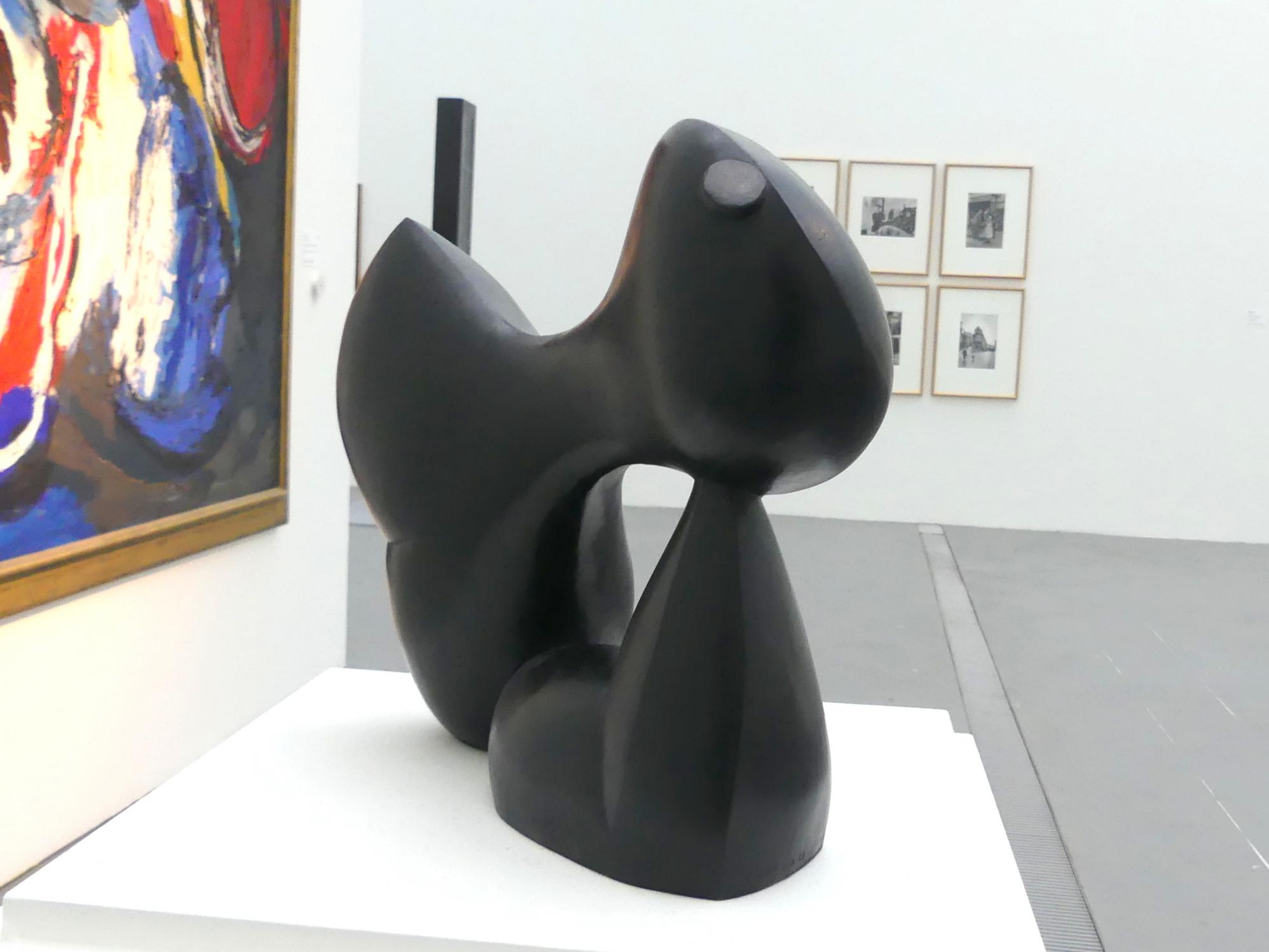 Baltasar Lobo (1942–1952), Buste Contemplative, Linz, Lentos Kunstmuseum Linz, Saal 7 - Nachkriegsjahre, 1952, Bild 3/5