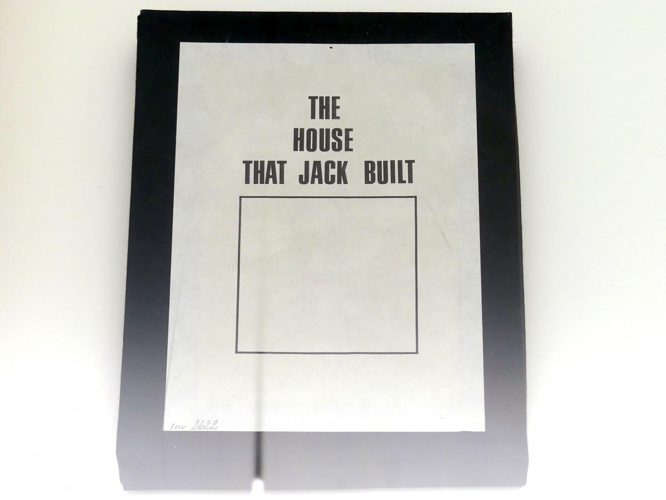 Christopher Croft (1976), The House that Jack built [Das Haus, das Jack gebaut hat], Linz, Lentos Kunstmuseum Linz, Saal 10 - Zu schade für die Lade, 1976, Bild 2/13
