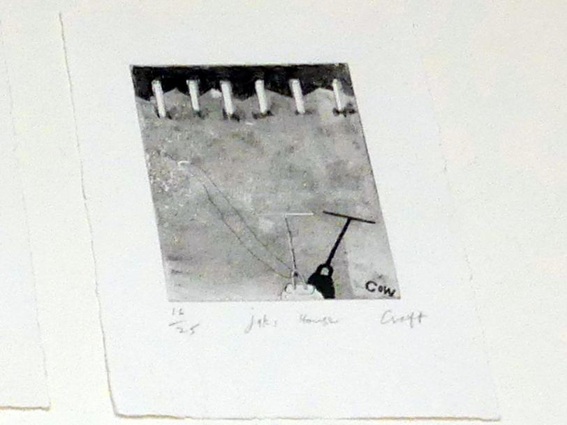 Christopher Croft (1976), The House that Jack built [Das Haus, das Jack gebaut hat], Linz, Lentos Kunstmuseum Linz, Saal 10 - Zu schade für die Lade, 1976, Bild 7/13