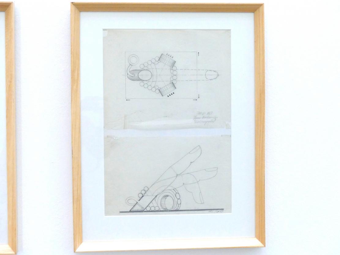 Manfred Ortner (1969–1971), Richtungsgeber, Linz, Lentos Kunstmuseum Linz, Saal 11 - Performance, Konzeptionelle Kunst und Fotorealismus, 1969, Bild 2/3