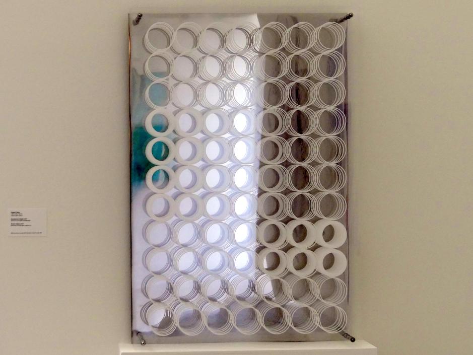 Helga Philipp (1971), Kinetisches Objekt, Linz, Lentos Kunstmuseum Linz, Saal 11 - Performance, Konzeptionelle Kunst und Fotorealismus, 1971, Bild 6/7