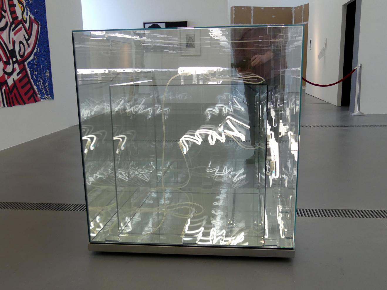 Brigitte Kowanz (2017), Constant Motion, Linz, Lentos Kunstmuseum Linz, Saal 12 - Junge Rebellen und Neue Wilde, 2017, Bild 3/6