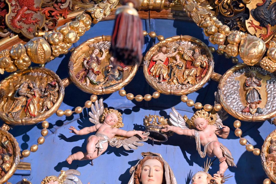 Martin Zürn (1614–1663), 15 Rundreliefs aus dem Marienaltar der Rosenkranzbruderschaft, Überlingen, Münster St. Nikolaus, 1631, Bild 2/16