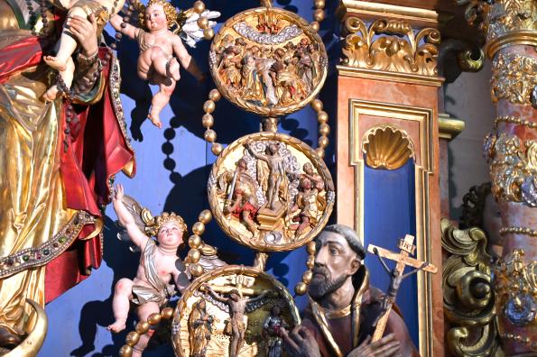 Martin Zürn (1614–1663), 15 Rundreliefs aus dem Marienaltar der Rosenkranzbruderschaft, Überlingen, Münster St. Nikolaus, 1631, Bild 6/16