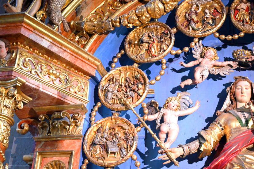 Martin Zürn (1614–1663), 15 Rundreliefs aus dem Marienaltar der Rosenkranzbruderschaft, Überlingen, Münster St. Nikolaus, 1631, Bild 14/16