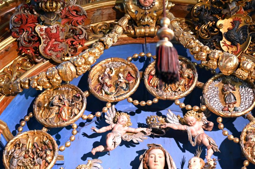 Martin Zürn (1614–1663), 15 Rundreliefs aus dem Marienaltar der Rosenkranzbruderschaft, Überlingen, Münster St. Nikolaus, 1631, Bild 16/16