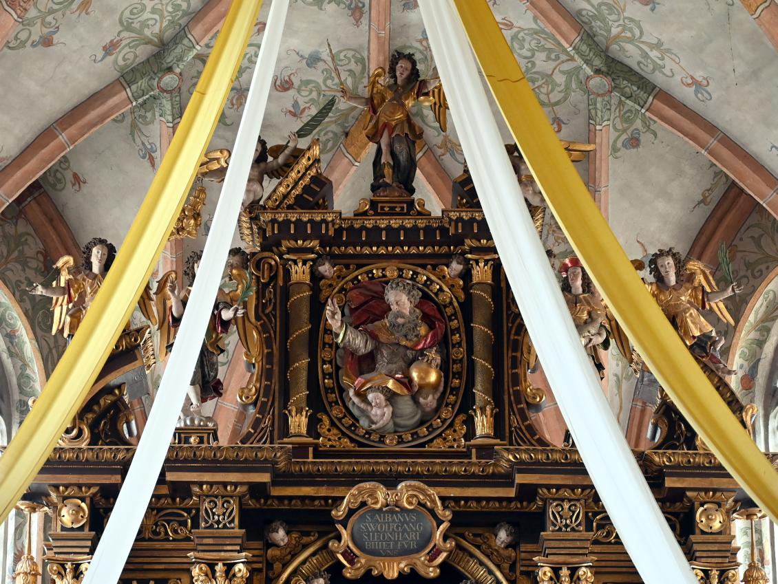 Michael Zürn der Ältere (1614–1650), Hochaltar, Taubenbach, Pfarr- und Wallfahrtskirche St. Albanus, 1640–1643, Bild 2/4