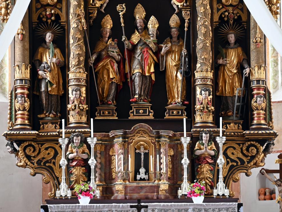 Michael Zürn der Ältere (1614–1650), Hochaltar, Taubenbach, Pfarr- und Wallfahrtskirche St. Albanus, 1640–1643, Bild 4/4