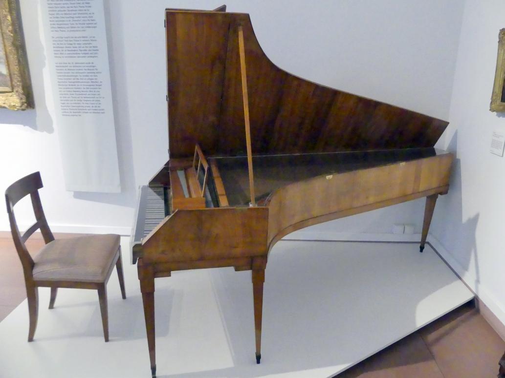 Jakob Pfister (1808), Hammerklavier, Würzburg, Museum für Franken (ehem. Mainfränkisches Museum), Steinsaal, 1808, Bild 2/4
