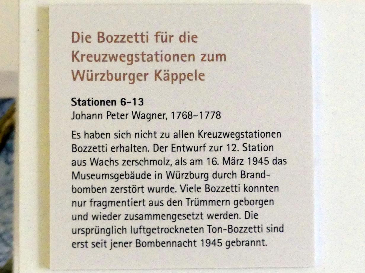 Johann Peter Wagner (1755–1797), Bozzetti für die 10. Kreuzwegstation  zum Würzburger Käppele, Würzburg, Käppele Wallfahrtskirche Mariä Heimsuchung auf dem Nikolausberg, jetzt Würzburg, Museum für Franken (ehem. Mainfränkisches Museum), Bozzetti-Sammlung, 1768–1778, Bild 3/3