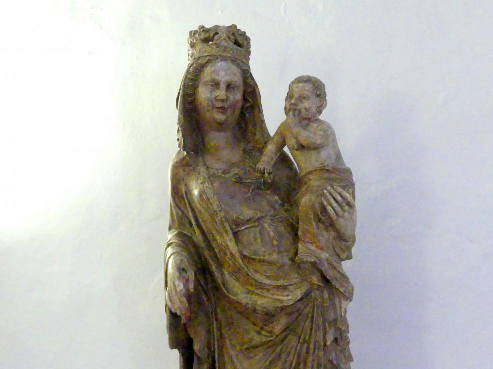 Maria mit Kind, Würzburg, ehem. Johanniterhof, jetzt Würzburg, Museum für Franken (ehem. Mainfränkisches Museum), Echterbastei, um 1360, Bild 2/3