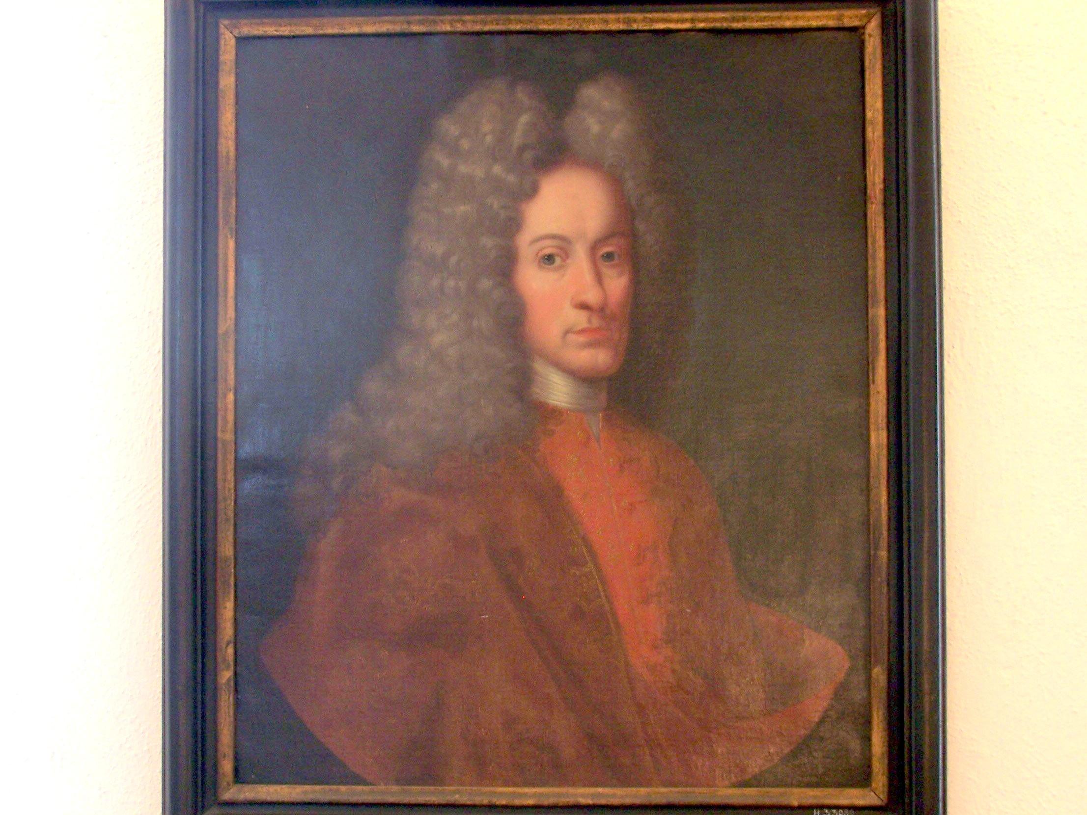 Georg Franz Mika (1712–1715), Porträt Gallus Jacob von Hohlach, Würzburg, Museum für Franken (ehem. Mainfränkisches Museum), Treppenhaus, um 1715