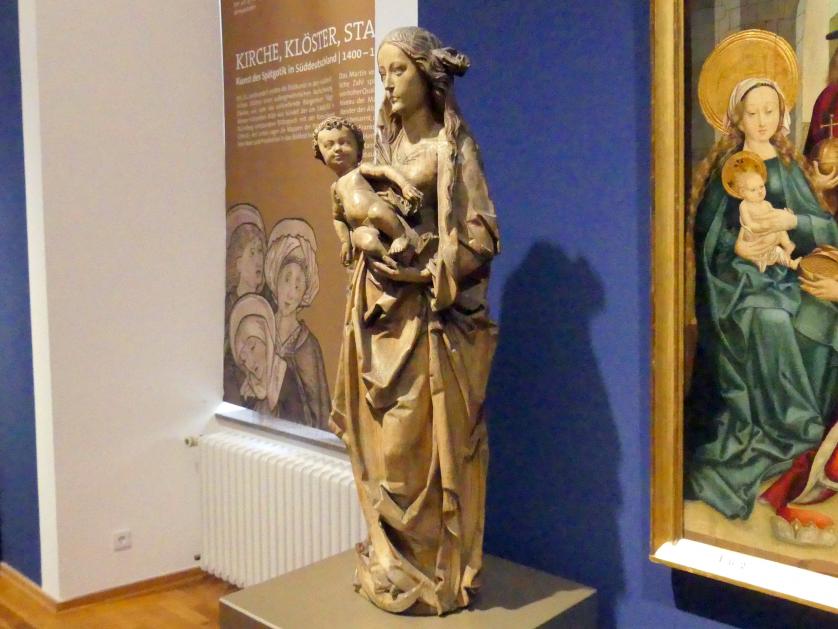 Tilman Riemenschneider (1487–1523), Madonna auf der Mondsichel (Unbefleckte Empfängnis), Würzburg, Martin von Wagner-Museum, Saal 1, nach 1503, Bild 2/4