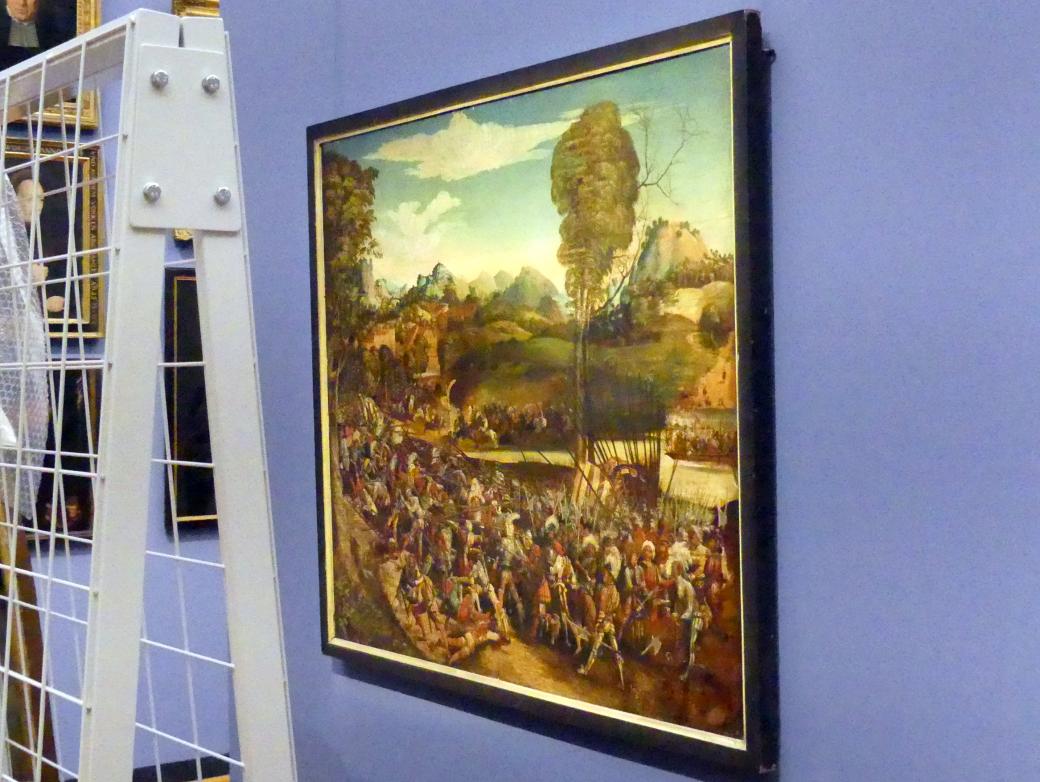 Meister der Würzburger Schlacht (1514), Landsknechtsschlacht, Würzburg, Martin von Wagner-Museum, Saal 5, 1514, Bild 2/3