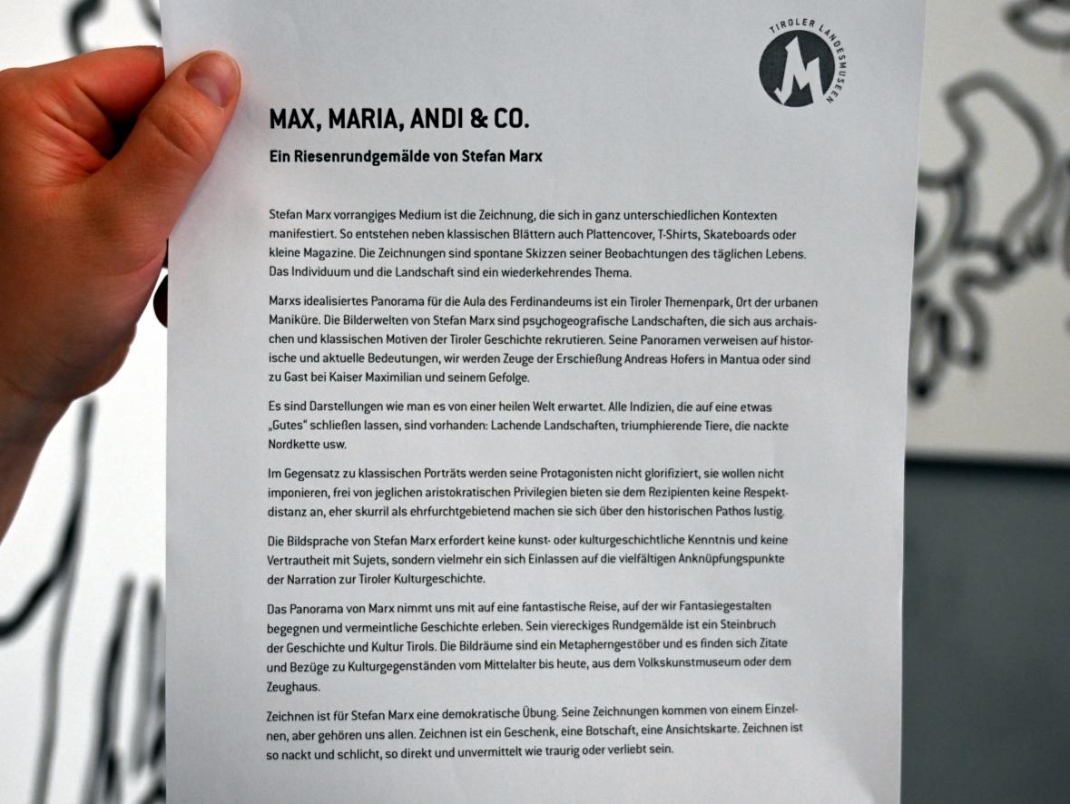 Stefan Marx (2020), Max, Maria, Andi & Co, Innsbruck, Tiroler Landesmuseum, Ferdinandeum, 2020, Bild 5/5