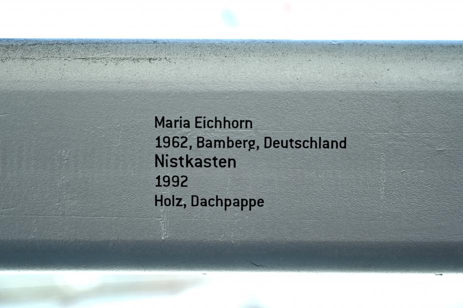 Maria Eichhorn (1992), Nistkasten, Innsbruck, Tiroler Landesmuseum, Ferdinandeum, 1992, Bild 4/4