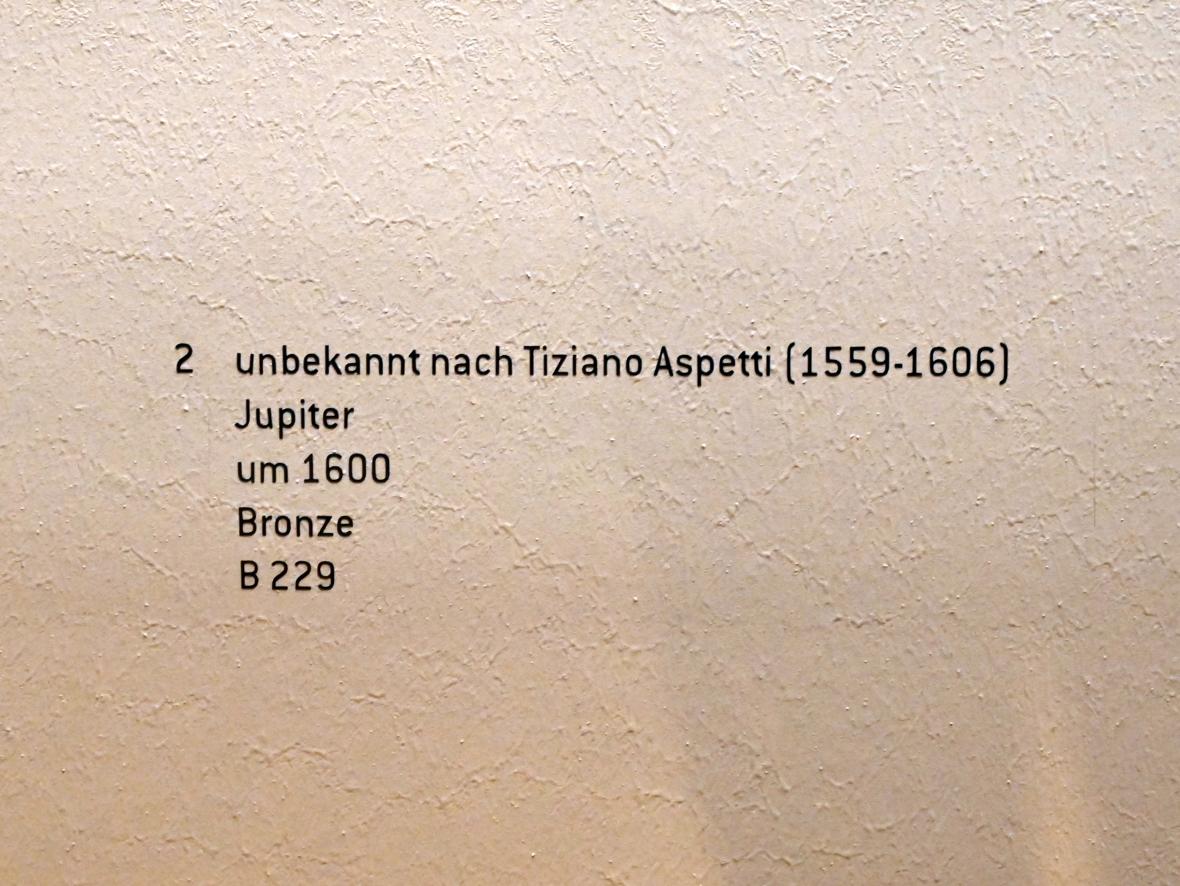 Jupiter, Innsbruck, Tiroler Landesmuseum, Ferdinandeum, Saal 9, um 1600, Bild 2/2