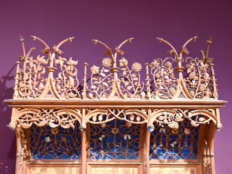 Chorgestühl, Latsch, Schloss Annenberg, jetzt Innsbruck, Tiroler Landesmuseum, Ferdinandeum, Mittelalter 2, um 1516–1517, Bild 2/3