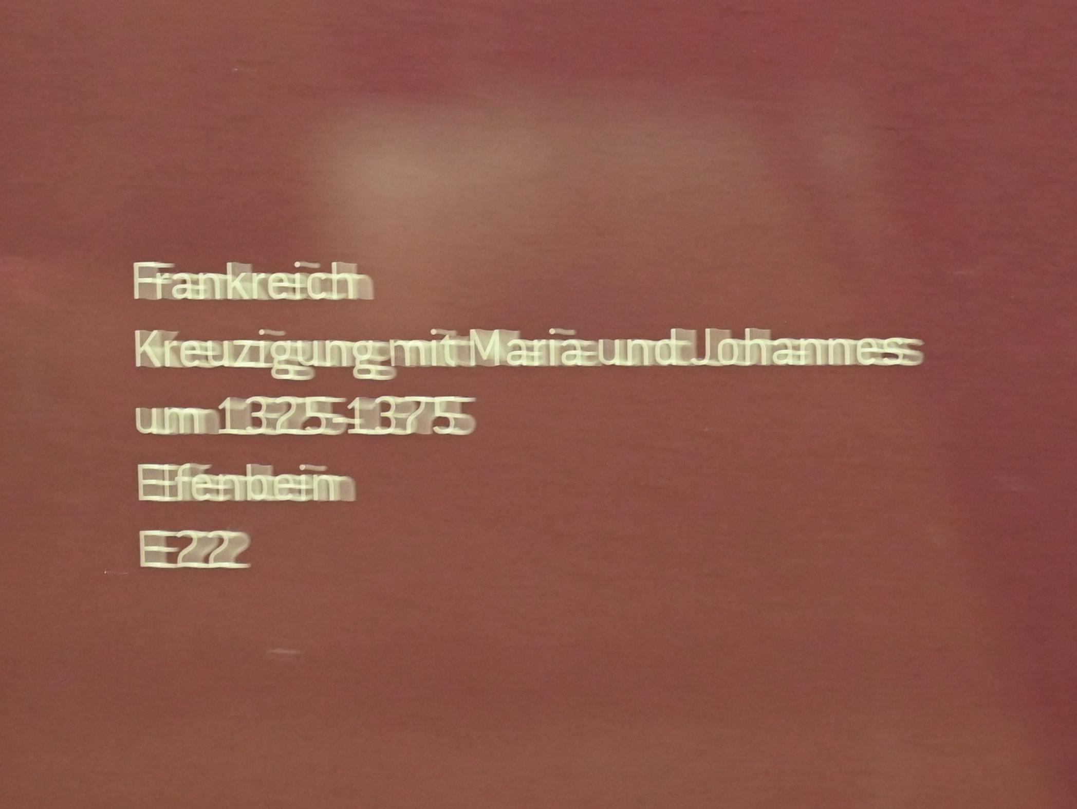 Kreuzigung mit Maria und Johannes, Innsbruck, Tiroler Landesmuseum, Ferdinandeum, Mittelalter 3, um 1325–1375, Bild 2/2