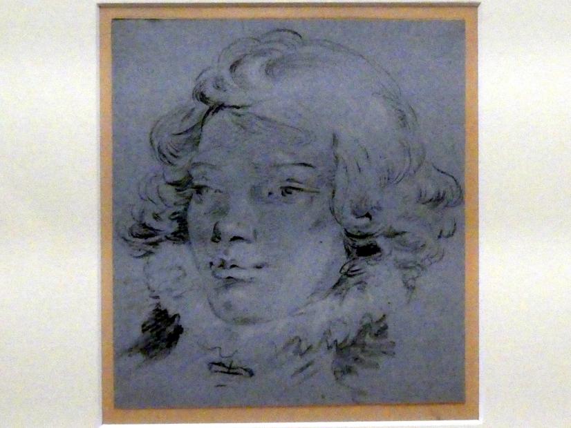 Giovanni Domenico Tiepolo (1743–1765): Kopf eines Jünglings (Faksimile), 1746–1747