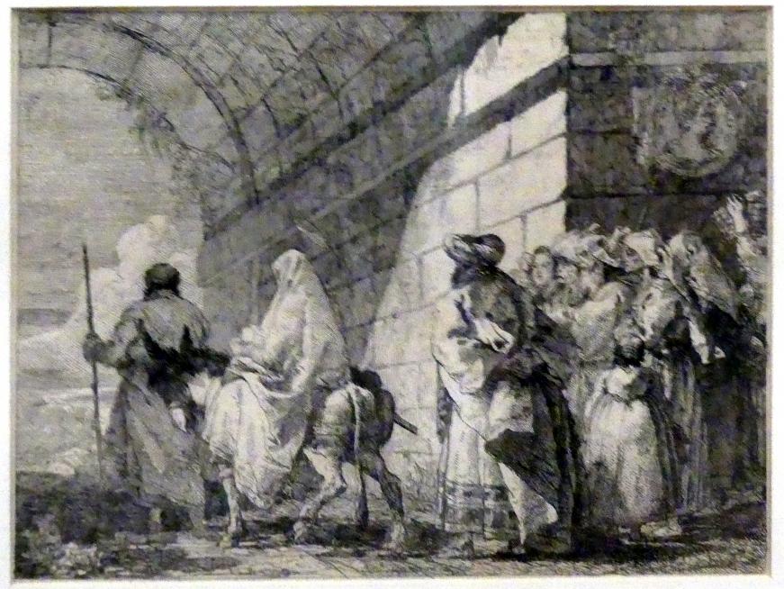 Giovanni Domenico Tiepolo (1743–1765): Auszug aus Bethlehem, 1753
