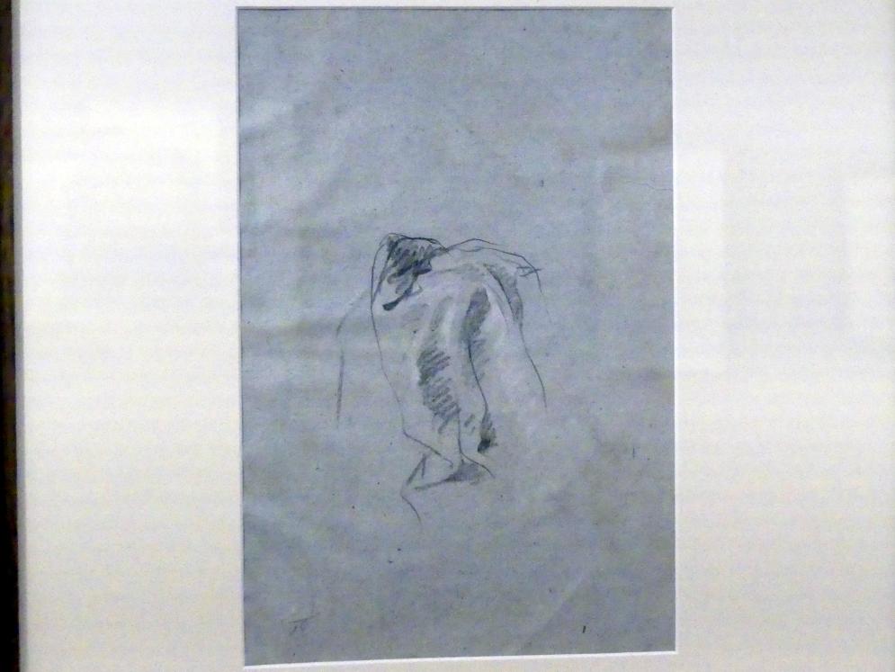 Giovanni Battista Tiepolo (1715–1785), Draperiestudie, Würzburg, Martin von Wagner Museum, Ausstellung "Tiepolo und seine Zeit in Würzburg" vom 31.10.2020-15.07.2021, Saal 1, um 1747–1753