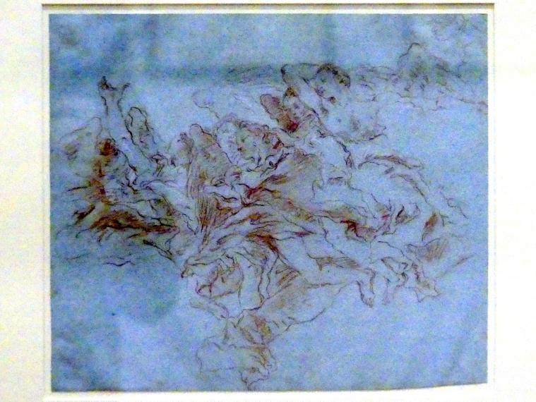 Giovanni Domenico Tiepolo (1743–1765): Sechs fliegende Engel, 1754–1755