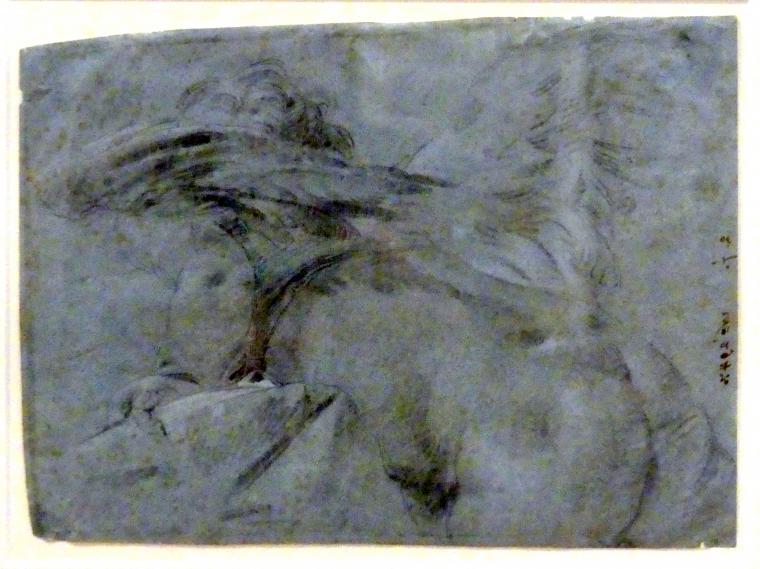 Giovanni Domenico Tiepolo (1743–1765): Rückenfigur eines nackten Putto, 1743