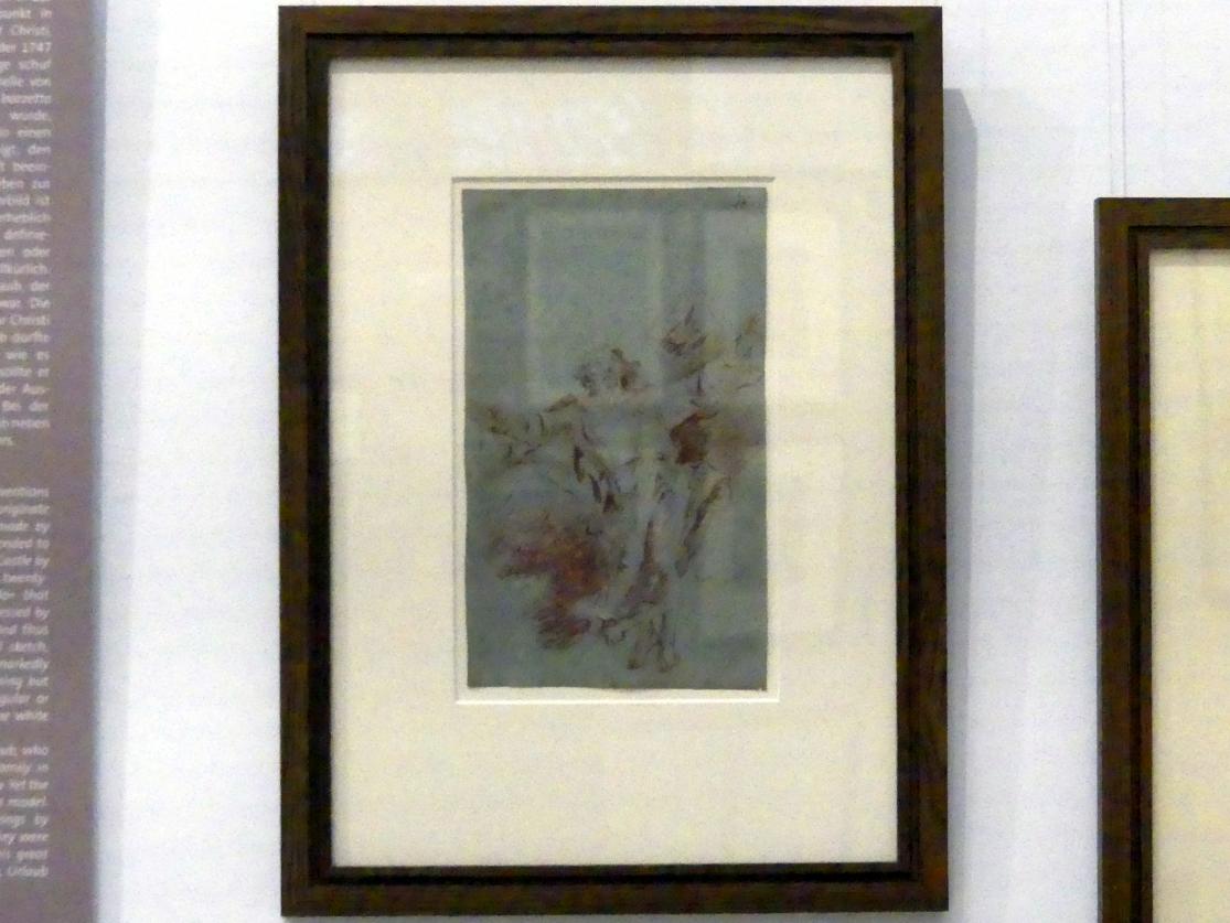 Georg Anton Urlaub (1735–1758), Himmelfahrender Christus, Würzburg, Martin von Wagner Museum, Ausstellung "Tiepolo und seine Zeit in Würzburg" vom 31.10.2020-15.07.2021, Saal 2, 1747, Bild 2/4