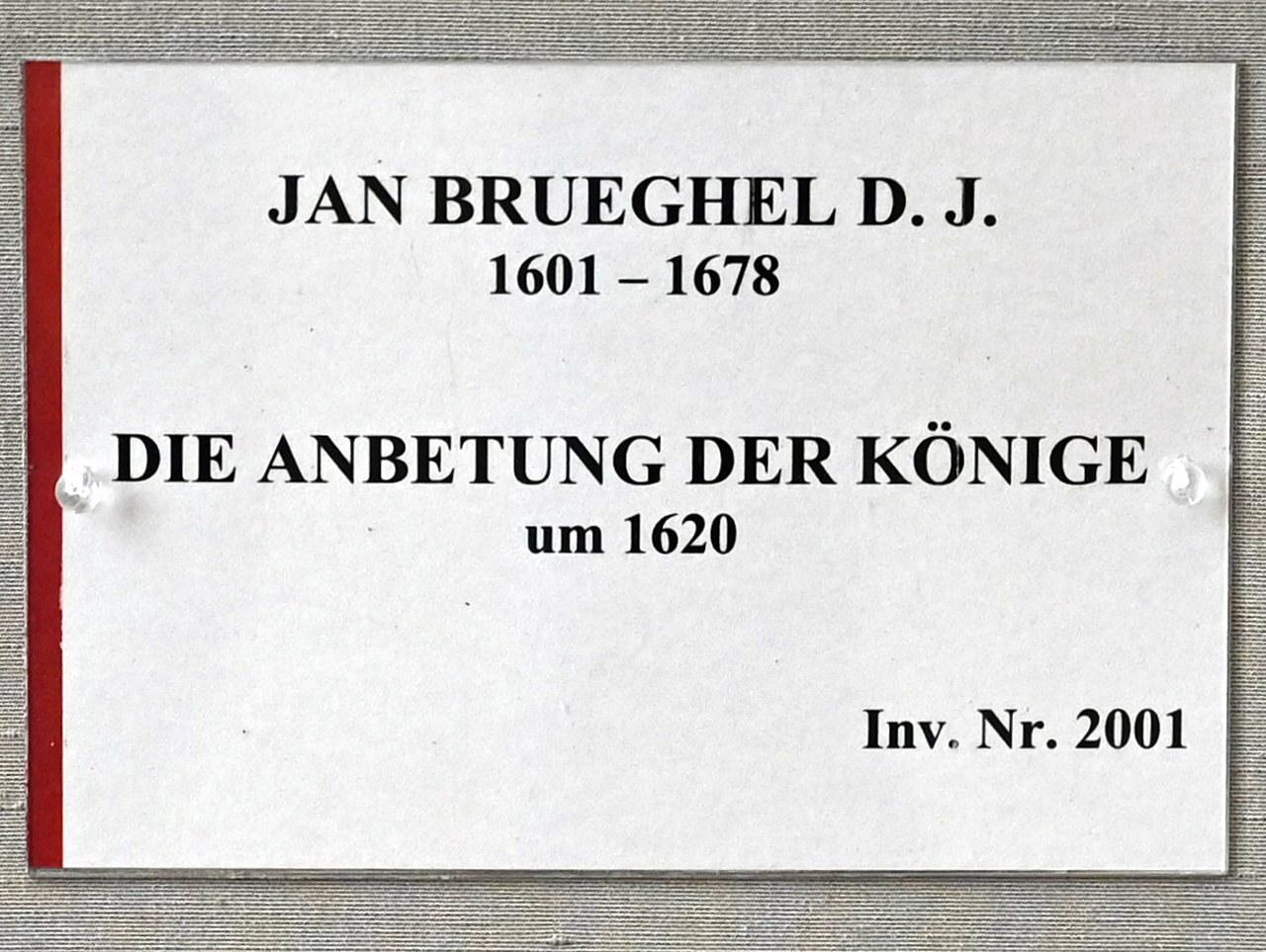 Jan Brueghel der Jüngere (1620–1638), Die Anbetung der Könige, München, Alte Pinakothek, Obergeschoss Kabinett 10, um 1620, Bild 2/2