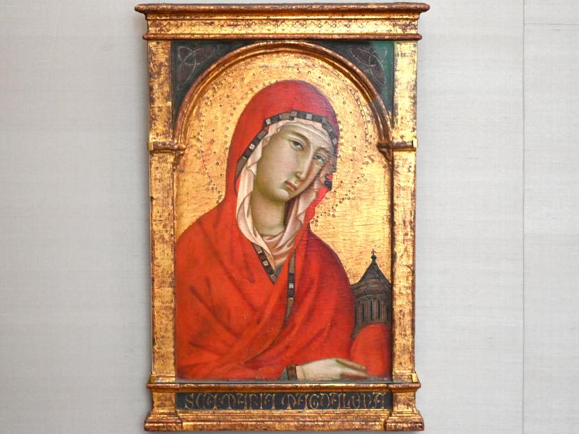 Segna di Bonaventura (1312–1315), Hl. Magdalena mit Salbgefäß, München, Alte Pinakothek, Obergeschoss Kabinett 1, um 1315
