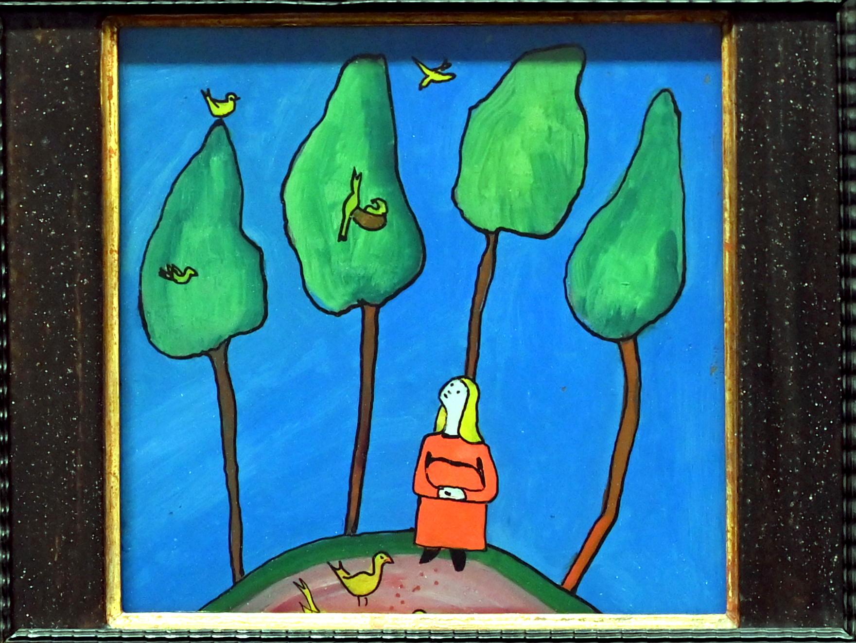 Gabriele Münter (1903–1954), Lied, Chemnitz, Museum Gunzenhauser, Saal 3.5 - Murnau, um 1912–1913, Bild 2/3