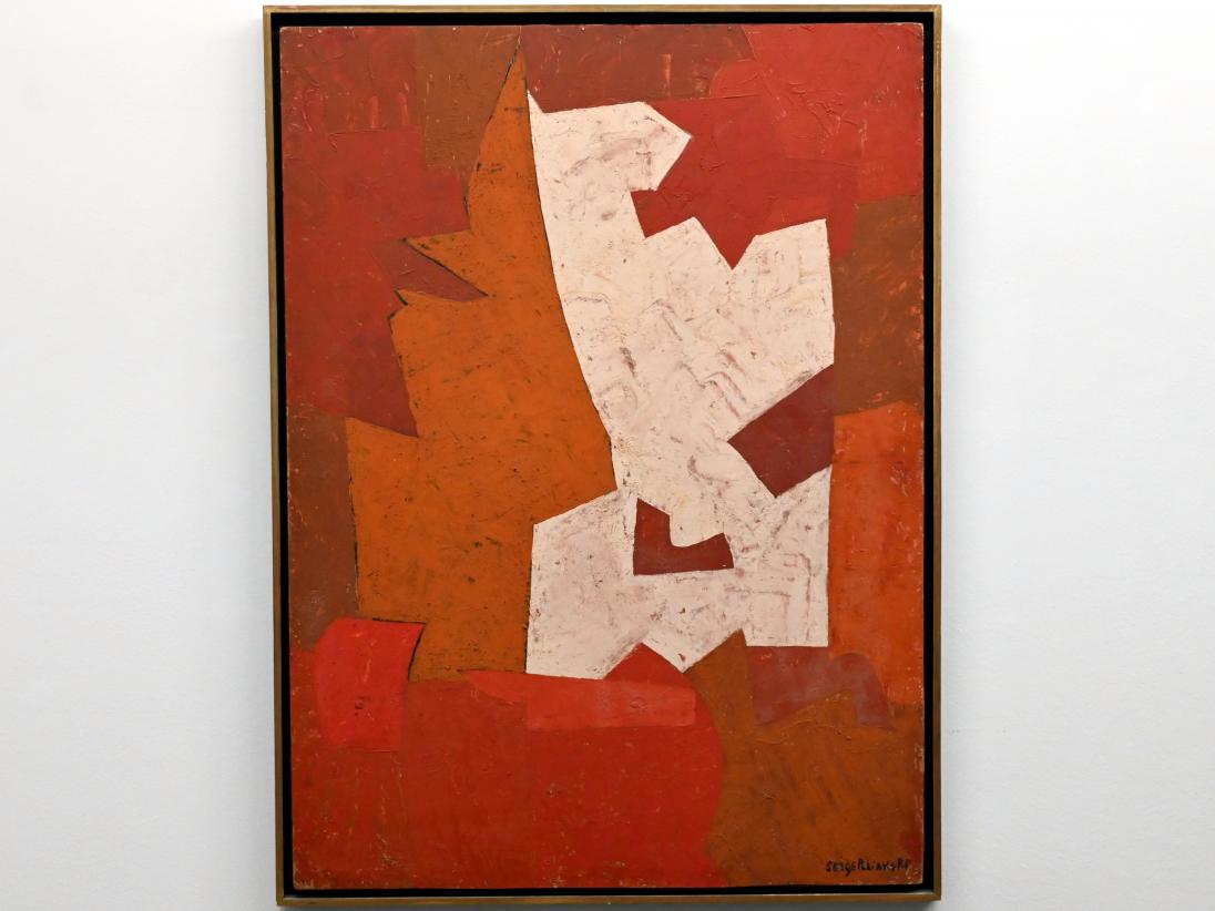 Serge Poliakoff (1936–1968), Orange und Zyklame, Chemnitz, Museum Gunzenhauser, Saal 2.4 - Serge Poliakoff, 1949