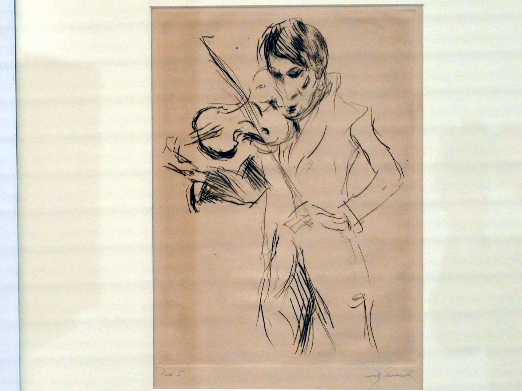 Lovis Corinth (1891–1925), Bildnis Andreas Weißgerber, Fassung II, Chemnitz, Kunstsammlungen am Theaterplatz, Saal 1, 1919