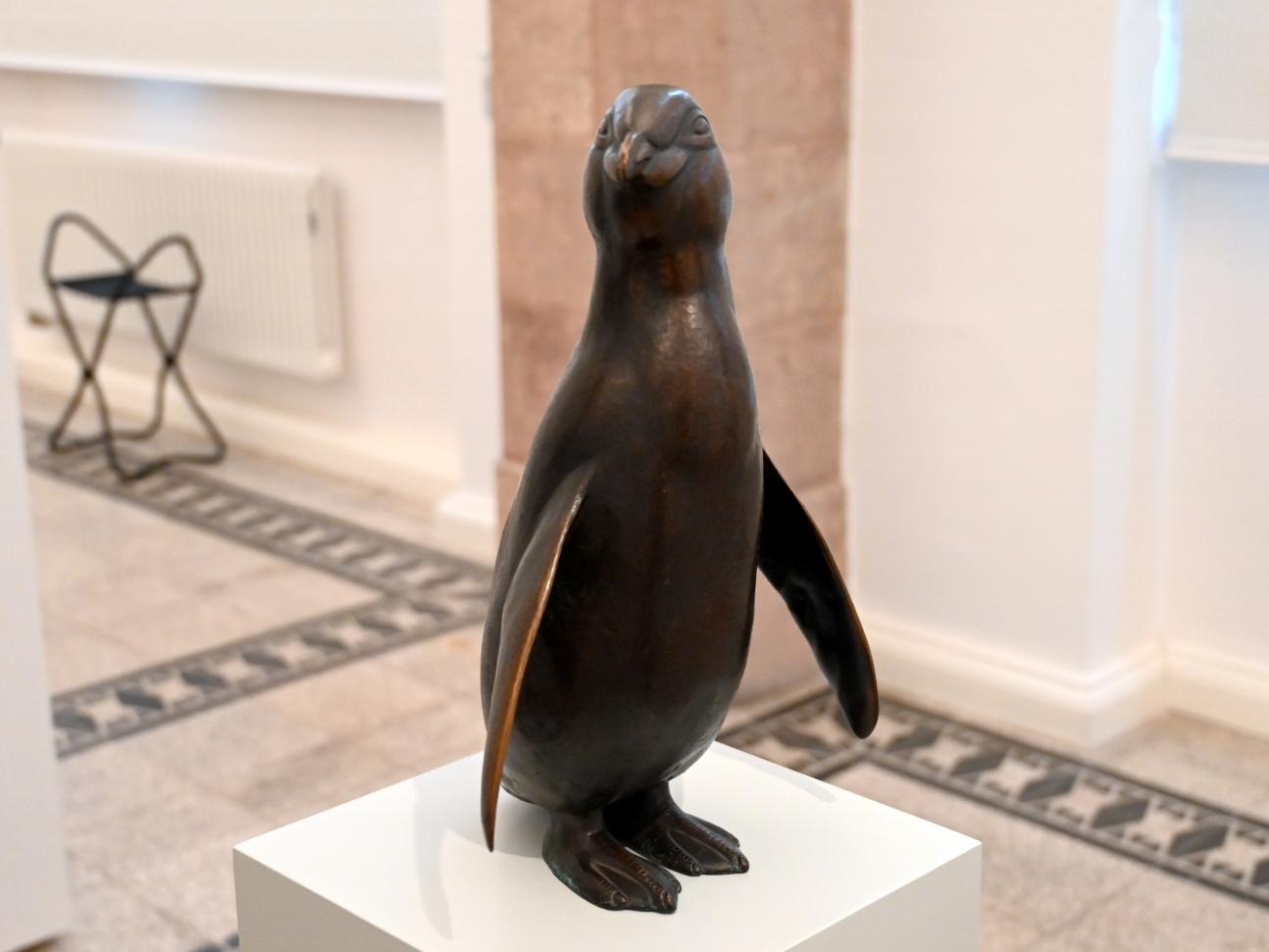 August Gaul (1915–1920), Pinguin (Kopf nach rechts), Chemnitz, Kunstsammlungen am Theaterplatz, Saal 1, 1914–1920, Bild 2/4